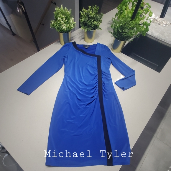 NWOT MICHAEL TYLER Sublime robe neuve de qualité et bien doublée - Picture 1 of 7